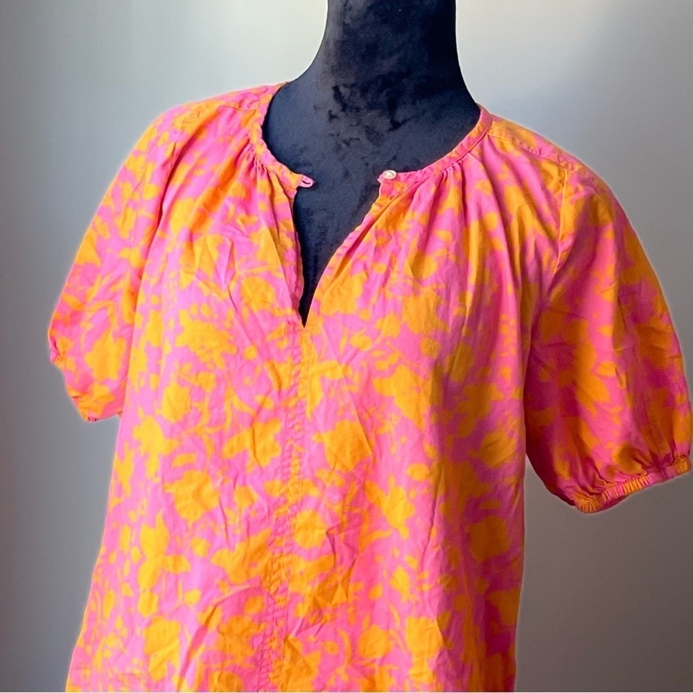 Floral Pink and Yellow Dress - Picture 1 of 9